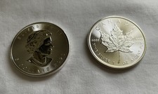 1 oz silver maple leaf coin