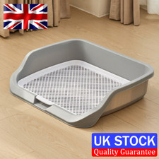 Pet Puppy Dog Loo Pee Training Tray Easy Clean Dog Toilet Potty Tray Pan Large