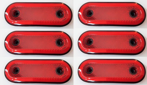 Red marker led neon rear - neon, 6x