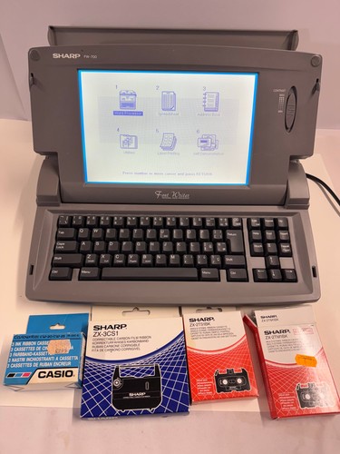 Sharp font writer 700 word - writer, fw-700