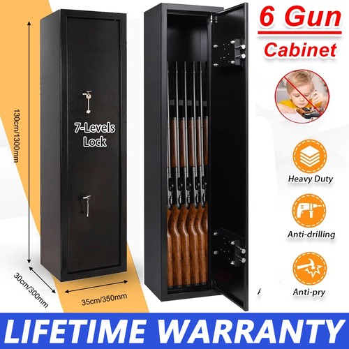 Gun cabinet safe rifle - 6,