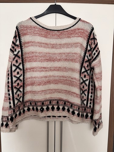 Indigo beige black - (m&s), beige/black/red
