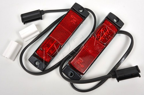 Led red side - x2, lights