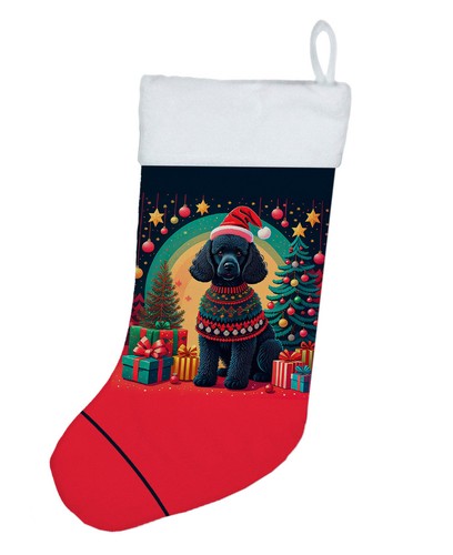 Poodle black standard - black,