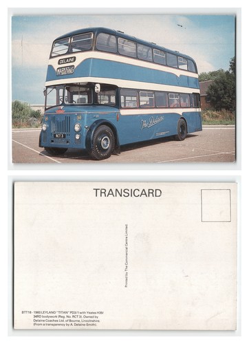 Postcard delaine coaches - postcard,