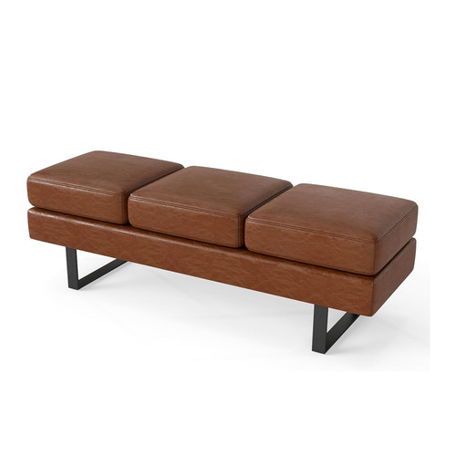 Brown seater upholstered - brown,