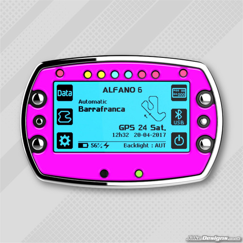 Fluorescent pink gel sticker - fluorescent,