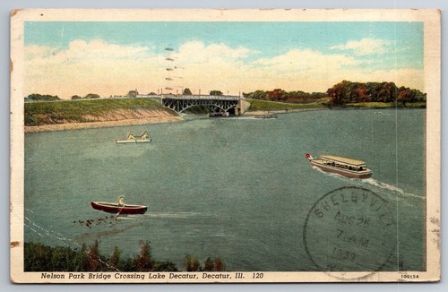 Vintage postcard decatur - il,