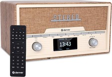 DAB+ Radio CD Player with Bluetooth Clock Alarm & Remote Denver MDA-525
