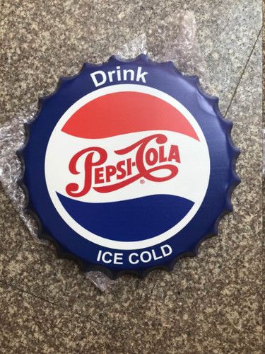 Wall art sign pepsi cola - pepsi, blue