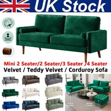 3 Seater Velvet Corduroy Sofa
