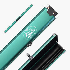 Baize Master Prestige One Piece Metal Snooker and Pool Cue Case – Holds 2 Cues