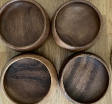 Vintage wooden teak snack - teak,