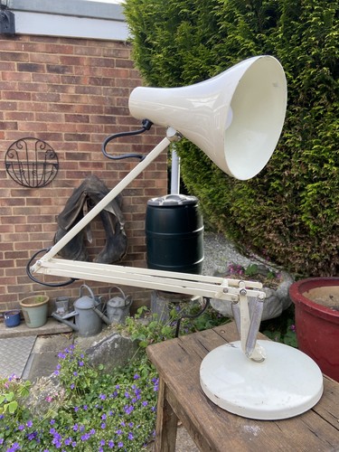 Vintage white anglepoise - vintage, lamp