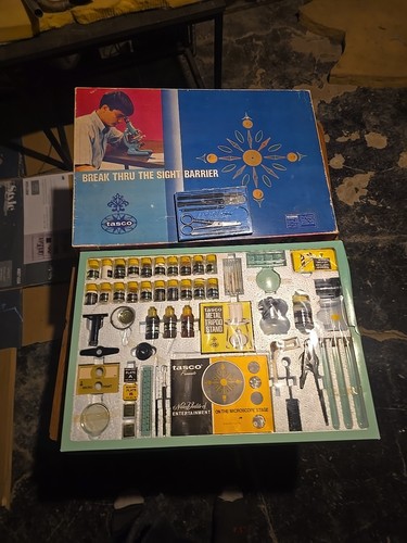 Power microscope kit tasco - microscope,