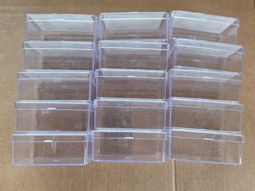 Small clear plastic storage - 15,