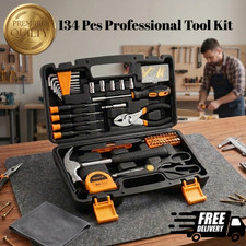 134Pcs Mechanic Tool Kit Car
