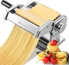 Sailnovo Pasta Maker Machine, 180 Roller Pasta Maker, 9 Adjustable Thickness Set