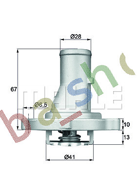 Cooling system thermostat - cooling,