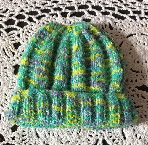 Brand new hand knitted colour - brand,