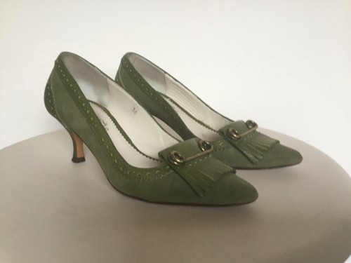 Lulu guinness green - lulu, suede
