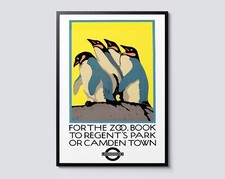 Penguins, London Zoo Vintage