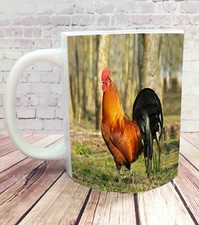 Retro Cockerel Tea Coffee Mug