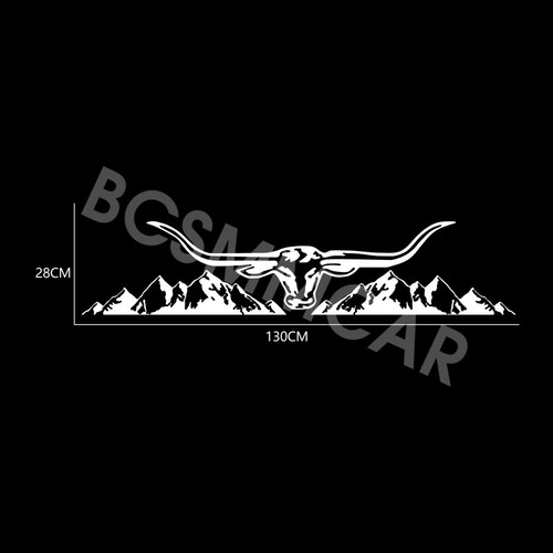 Car stickers longhorn - car,