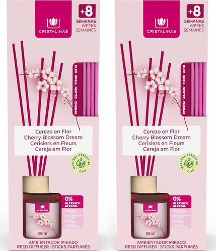 Cristalinas reed diffuser - 2x,