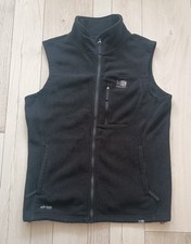 Karrimor Gilet men's black fleece full zip size small medium 