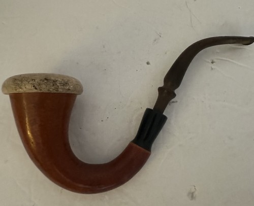 Vtg estate pipe calabash gourd - calabash,