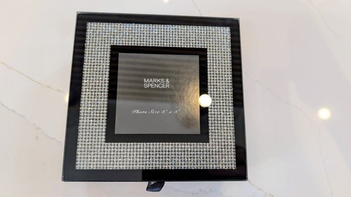 Black and diamante photo - m&s,