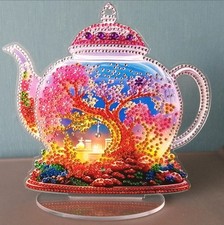 CRYSTAL ART TEA POT, Tree