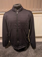 Mens Black Ping Sensorwarm Insulated Primaloft Golf Jacket Medium VGC £105
