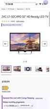 Jvc 32c490 led tv hd - jvc, 32"