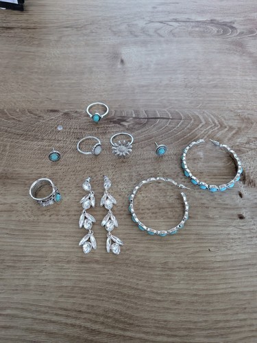 Bohemian silver and - and, blue