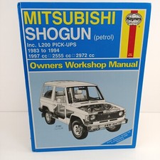 Haynes Mitsubishi Shogun