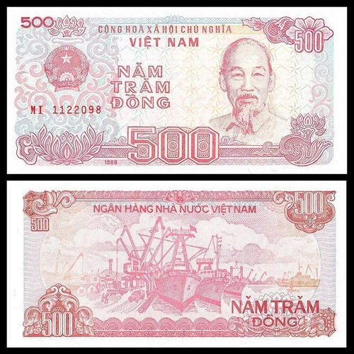 Vietnamese 500 dong - vietnamese, banknote