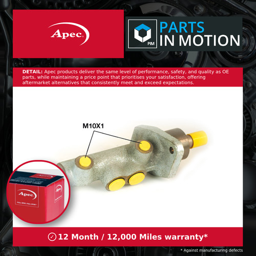 Brake master cylinder - cylinder, mg