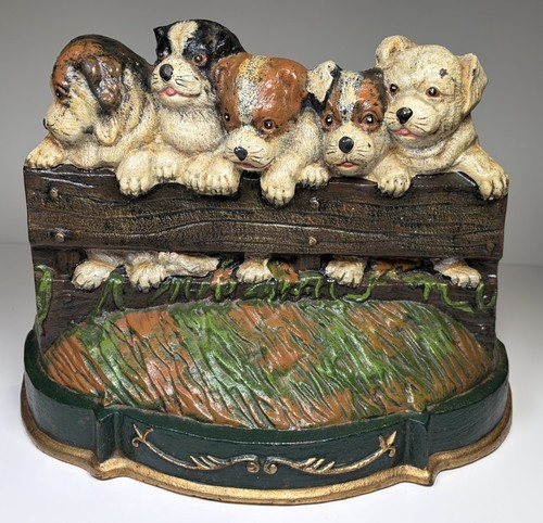 Vintage 5x8 puppies - 11.5x8”,