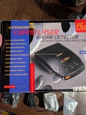 Vintage Uniden Radar Detector  4 Band laser NEW OPENED BOX  100% complete