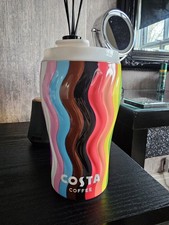 Costa Coffee Pride Waffle Travel Cup Rainbow?? 460ml/16oz  #COSTA #COFFEE!!