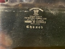 Silver Alpha Plate Viners Of