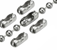 Roller Roman Vertical Blind Spare Parts Metal Chain Joiners Cord Connectors.