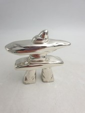 Silver Plated Inukshuk
