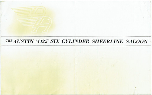 Austin a125 sheerline - austin,
