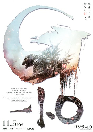 Godzilla minus one 2023 - godzilla,