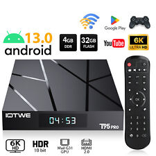2025 New T95pro Android 14 TV Box 4GB 128GB Quad Core HD Media Player WIFI HDMI