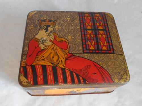 Vintage tin box sugar - tin,