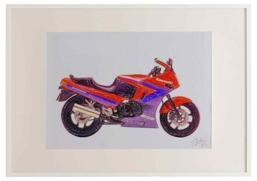 Kawasaki gpx600r 1994 - kawasaki, a3